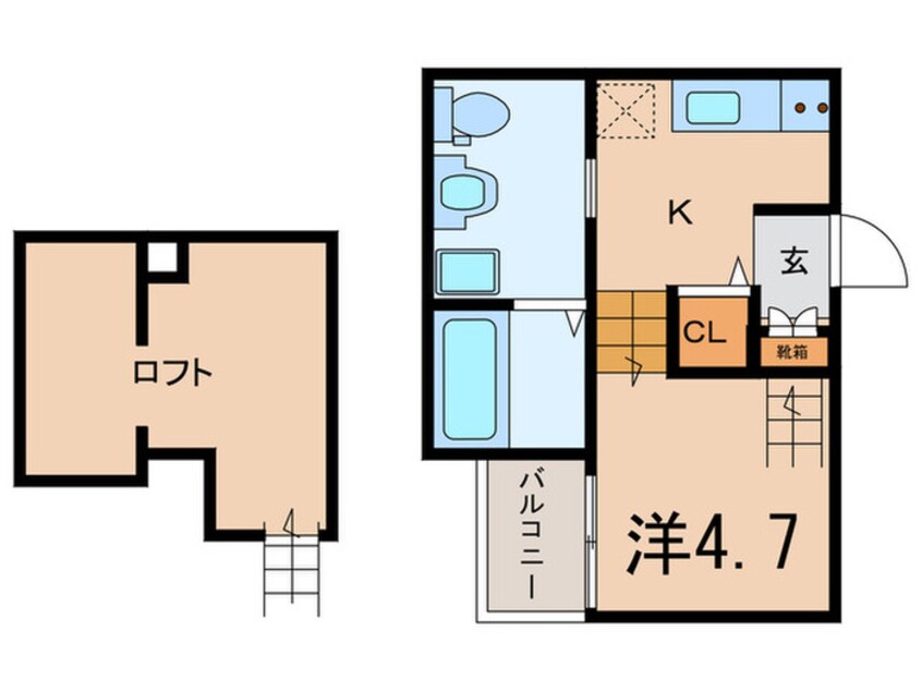 間取図 コンフォート津金