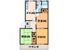 マンション鈴木２ 3DKの間取り