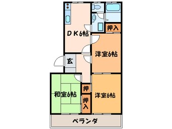 間取図 マンション鈴木２