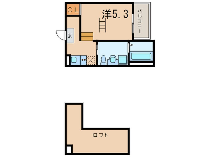 間取図 プラウド五番町