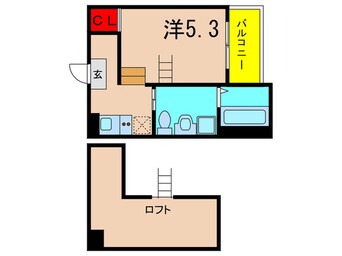 間取図 プラウド五番町