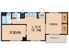 共栄ビル 2LDKの間取り