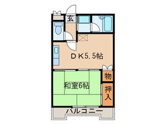 間取図 サンハイツ五才美