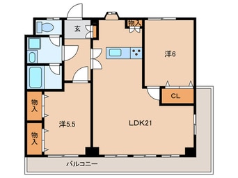 間取図 サンストリート松降