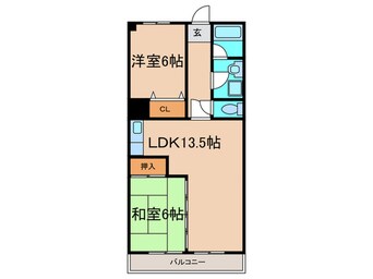 間取図 サンハイツ幸楽