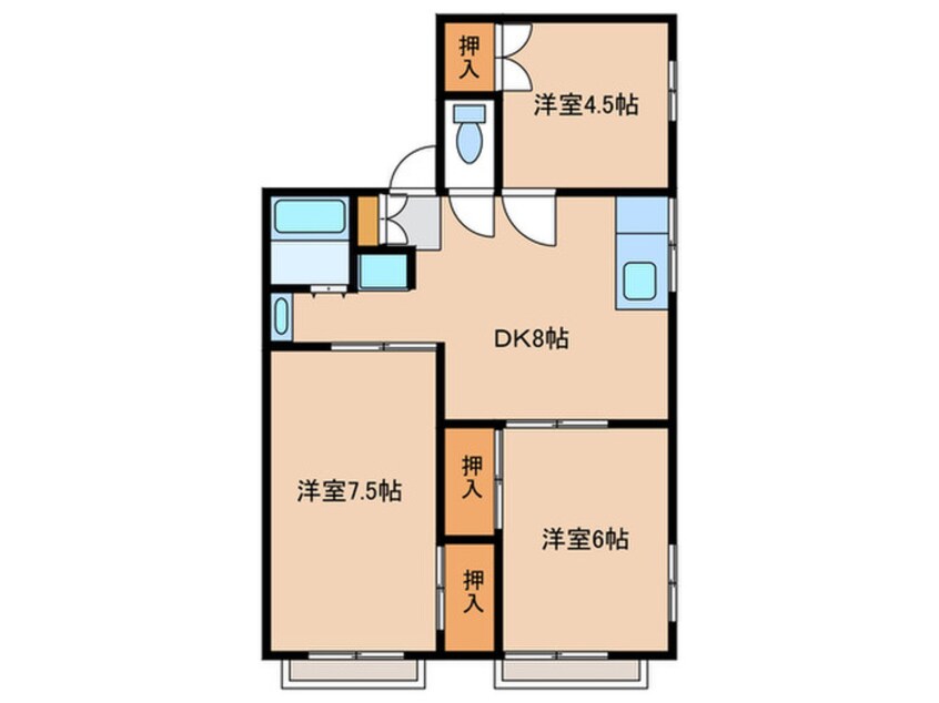 間取図 シティハイムタカタ