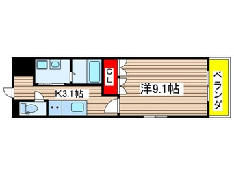 間取図 フルールムーラン