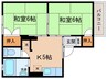コーポ宝　C 2Kの間取り