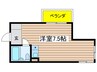 ラフィネ新栄 1Rの間取り