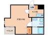 ｃｌｏｕｄ　９　ｋｏｕｕｎ 1Kの間取り
