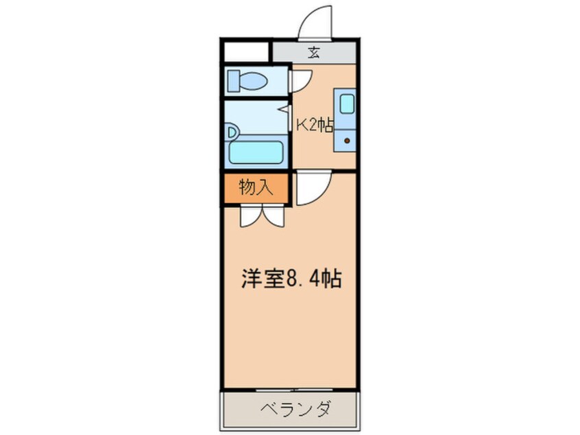 間取図 パ－クサイド高蔵寺