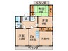 メゾン丘上 4DKの間取り