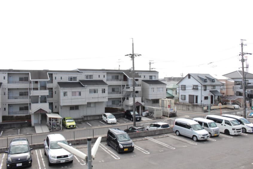 室内からの展望 ヒルハイツ桃山