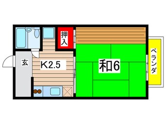 間取図 朝日桜山マンション