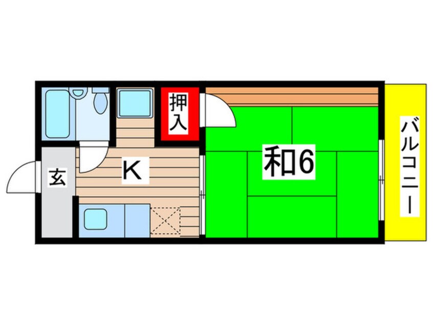 間取図 朝日桜山マンション