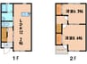 Ｔ－メゾンＡ棟 2LDKの間取り