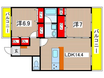 間取図 Ciｔｙ Pal Sakurayama