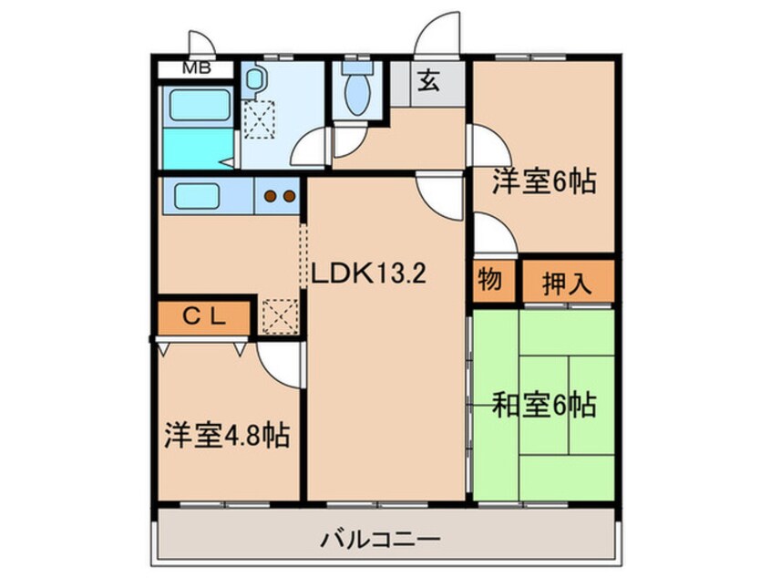 間取図 レジデンスＭＩＺＵＯ２１