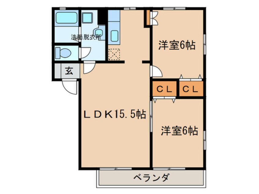 間取図 パ－クハイム東野