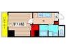 グレースレガリア 1Kの間取り