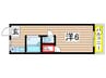 ネオ明治館 1Rの間取り