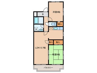 間取図 アベニュ－大森