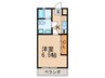 アンフレーズ藤が丘 1Kの間取り