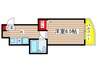板柳ビル 1Kの間取り