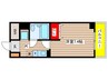 板柳ビル 1Kの間取り