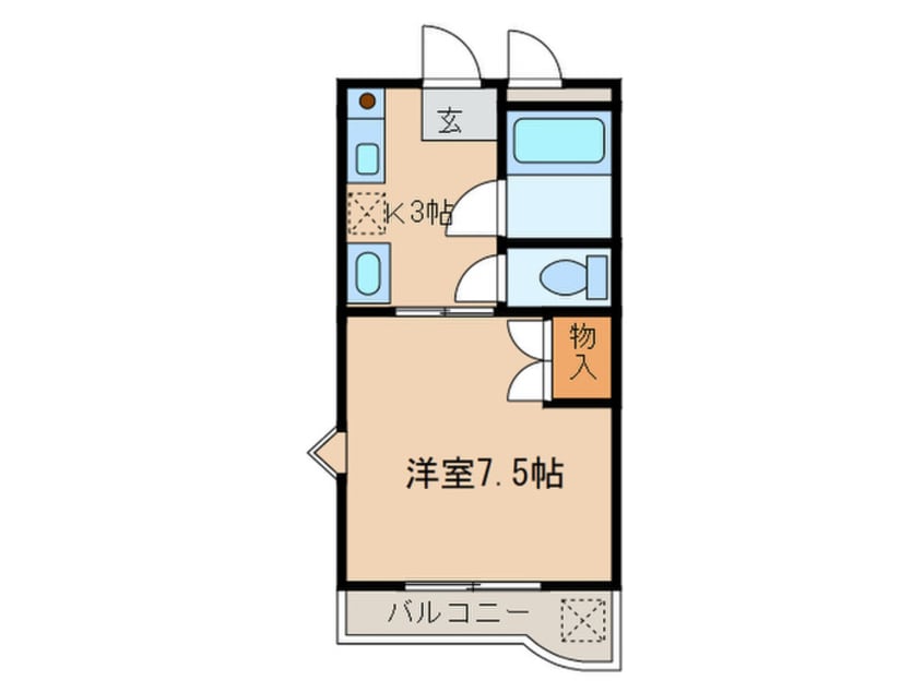 間取図 アメニティ上小田井