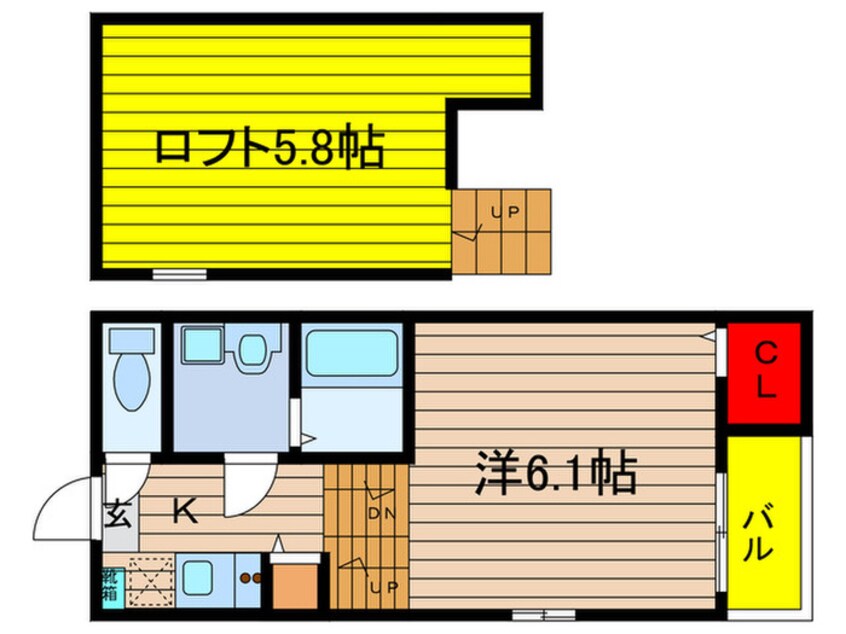 間取図 ルミナス東海通