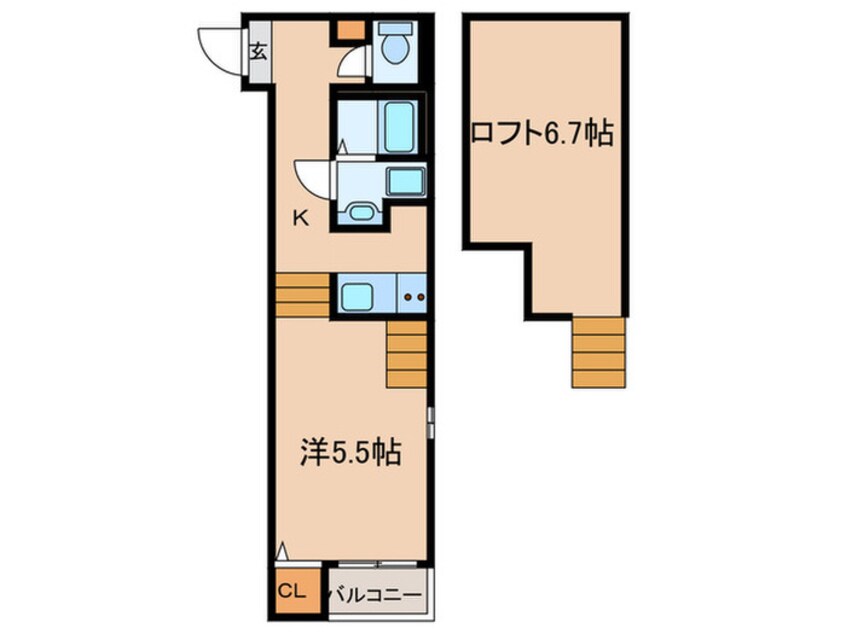 間取図 ルミナス東海通