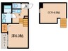 ルミナス東海通 1Kの間取り