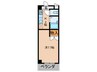 ＣＡＳＡナカシマ 1Kの間取り