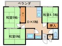 ハイツヨシダの間取図