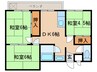 ハイツヨシダ 3DKの間取り