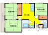 ハイツヨシダ 3DKの間取り
