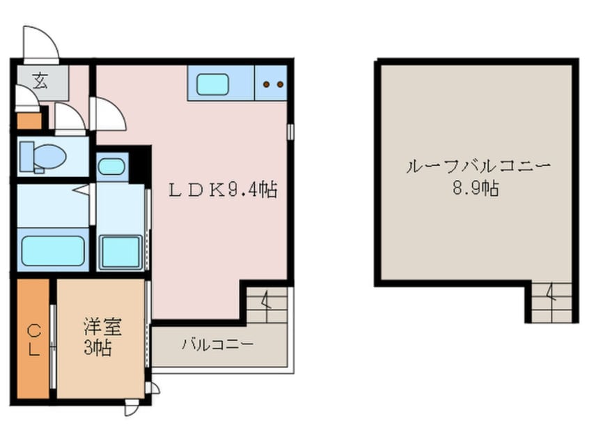 間取図 ＧＲＡＮＤＴＩＣ浅間町