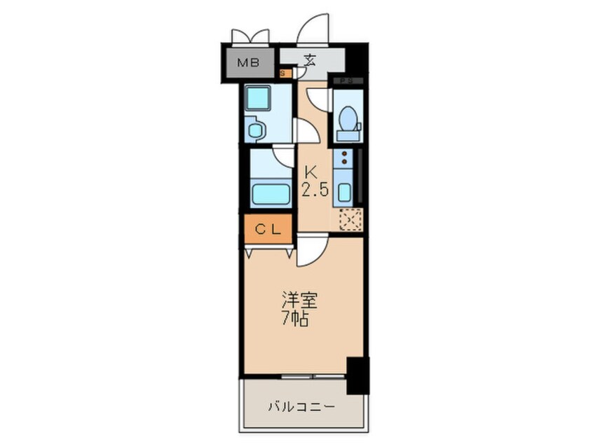 間取図 ル　ディアマン