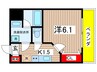 Gran　Ferio吹上 1Kの間取り