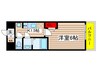 ﾌﾟﾚｻﾝｽ新栄ﾕﾘｼｽ(1310) 1Kの間取り
