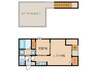 Grantic浄心 1LDKの間取り
