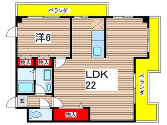 間取図 Ｍay Fair 塩付