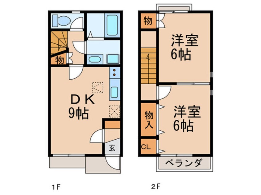 間取図 Ａｖｅｎｕｅ長久手