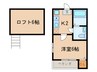 アイビス新守山 1Kの間取り