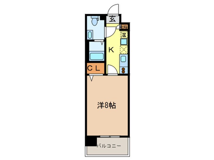 間取り図 プレサンスｍｉｕ新栄(603)