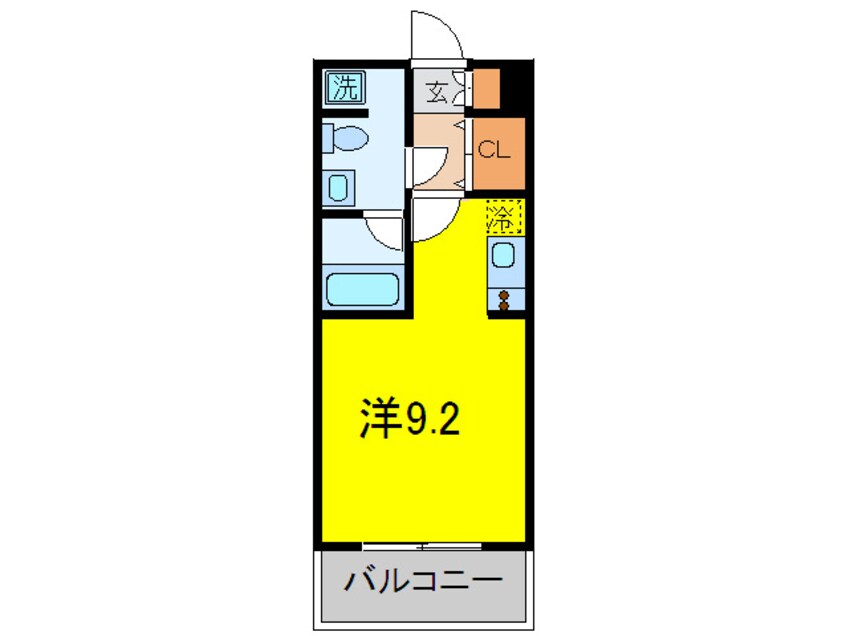 間取図 グラン・アベニュ－西大須