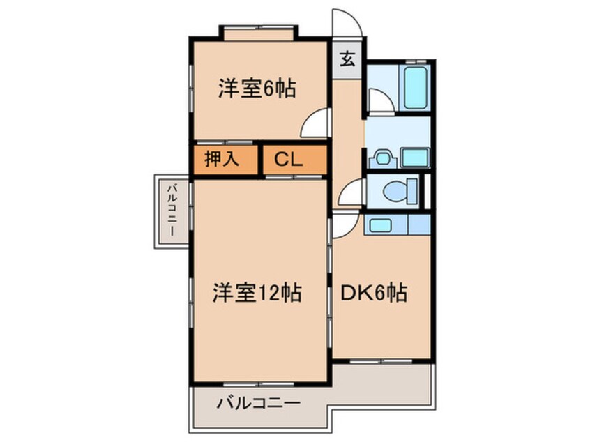 間取図 向陽ハイム