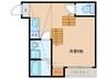 LEXELLA　SAKO 1Rの間取り