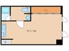 ＢＩＡＮＣＡＳＡ水主町 1Rの間取り